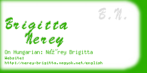 brigitta nerey business card